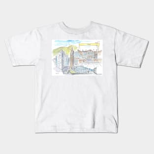 Belfast Landmarks Kids T-Shirt